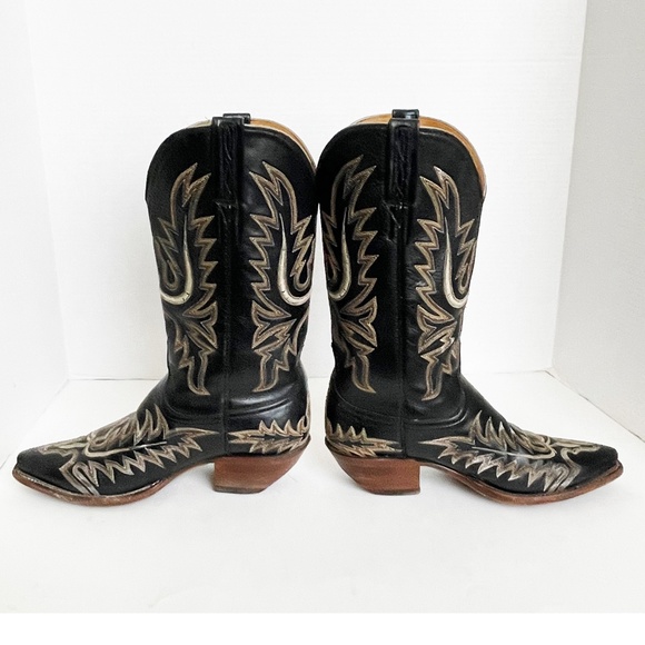 Lucchese Classics Handmade Boots Style L4552 7.5B Mayela Stitch Design - Picture 8 of 12
